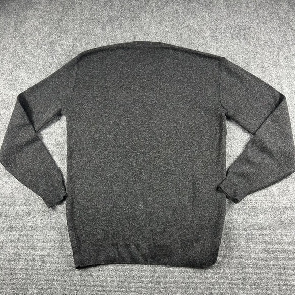 Robert Bruce Sweater Mens 2XLT Gray‎ V Neck Knit Speckled Big Tall Made In USA - Picture 4 of 6
